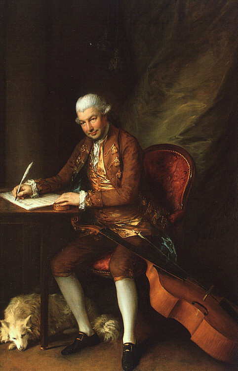 painting by one of Abel's close friends, Thomas Gainsborough